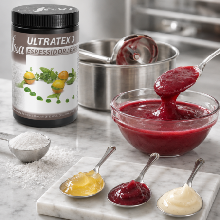 op. 400 g Ultratex 3 - modyfikowana skrobia z tapioki o właściwościach zagęszczających - nr. kat. 41220 Sosa Ingredients