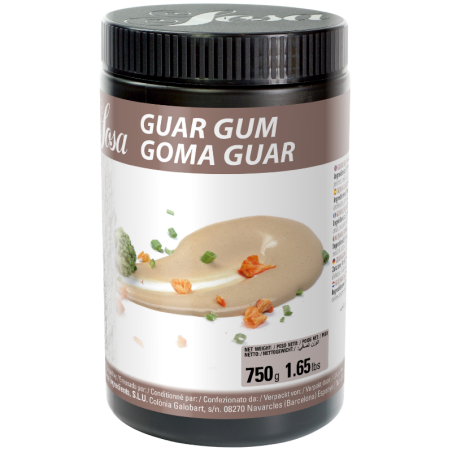 op. 750 g Guma Guar - funkcjonalny dodatek spożywczy - zagęszczający i stabilizujący - nr. kat. 48682 Sosa Ingredients