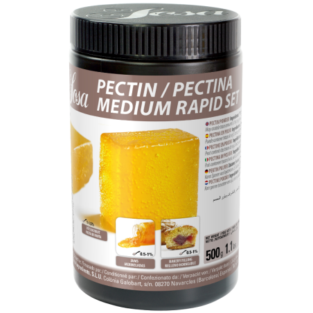 op. 500 g Pectina Medium Rapid Set - pektyna wysokometoksylowana (E440i) ze skórek cytrusów - nr. kat. 56462 Sosa Ingredients