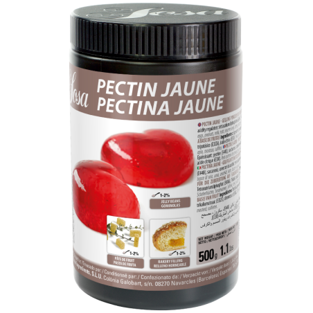 op. 500 g Jaune - pektyna wysokometoksylowana (E440i) z solami opóźniającymi - nr. kat. 48654 Sosa Ingredients