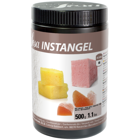 op. 500 g Instangel - żelatyna wieprzowa w proszku - moc żelowania 60 Bloom - nr. kat. 54001 Sosa Ingredients