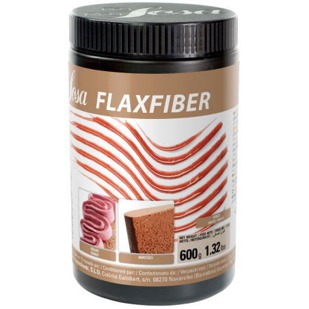 op. 600 g Flaxfiber - błonnik z nasion lnu brunatnego i złocistego - środek teksturujący - nr. kat. 42151 Sosa Ingredients