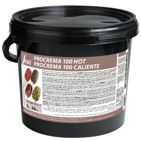 op. 3 kg Procrema 100 Hot - mieszanka do stabilizowania lodów mlecznych - do stosowania na gorąco