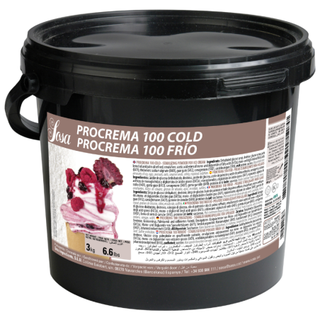 op. 3 kg Procrema 100 Cold - mieszanka do stabilizowania lodów mlecznych - do stosowania na zimno