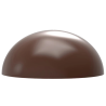 CW2458 Półkula - Chocolate World - forma z poliwęglanu do pralin - śr. 35 x wys. 15.5 mm / poj. 12.5 g x 28 pralin