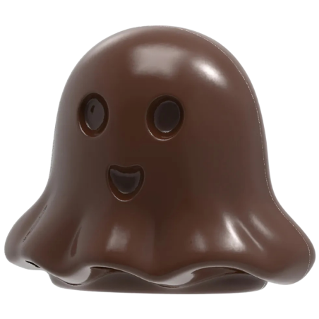 CW12197 Duch - forma z poliwęglanu do pralin - dł. 26 x szer. 30 x wys. 25 mm / poj. 24 g x 12 pralin - Chocolate World