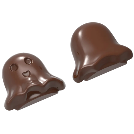 CW12197 Duch - forma z poliwęglanu do pralin - dł. 26 x szer. 30 x wys. 25 mm / poj. 24 g x 12 pralin - Chocolate World