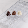 CW12197 Duch - forma z poliwęglanu do pralin - dł. 26 x szer. 30 x wys. 25 mm / poj. 24 g x 12 pralin - Chocolate World