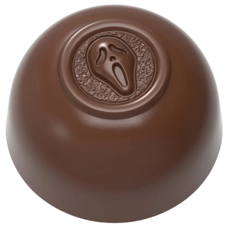 CW12203 Halloween - forma z poliwęglanu do pralin - śr. 30 x wys. 19 mm / poj. 12 g x 21 pralin - Chocolate World