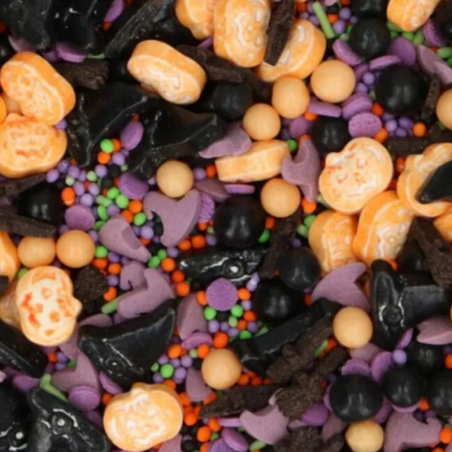 op. 70 g Faboolous Halloween - mieszanka posypek cukrowych do dekoracji babeczek - 3D Sprinkle Medley Fun Cakes
