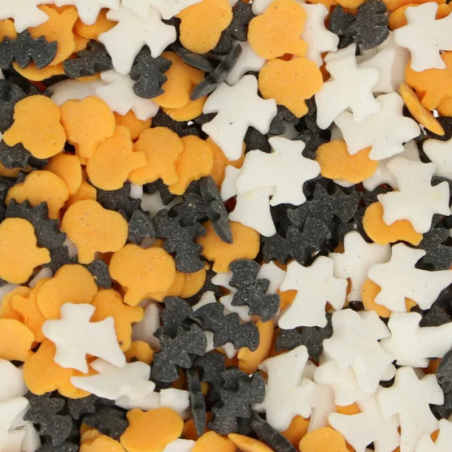 op. 55 g Halloween Mix - mieszanka posypek cukrowych do dekoracji babeczek - Sprinkles Fun Cakes
