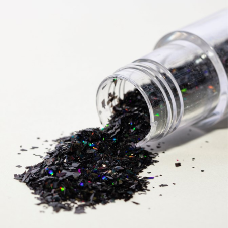 op. 3 g Black Onyx Magic Sparkles - opalizujący brokat spożywczy do kreatywnych dekoracji