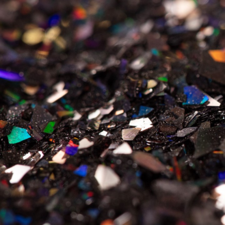 op. 3 g Black Onyx Magic Sparkles - opalizujący brokat spożywczy do kreatywnych dekoracji