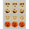op. 12 szt. Halloween - zestaw gotowych dekoracji czekoladowych w czterech wzorach - śr. 38 mm - nr. kat. F50630 Fun Cakes