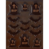 op. 14 szt. Cmentarz - zestaw gotowych dekoracji czekoladowych na Halloween - nr. kat. F50740 Fun Cakes