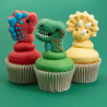 op. 12 szt. Ryczące Dinozaury - duże kolorowe pianki Marshmallow do dekoracji tortów i babeczek