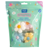 op. 12 szt. Pastelowe Kwiatki - duże kolorowe pianki Marshmallow do dekoracji tortów i babeczek