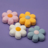 op. 12 szt. Pastelowe Kwiatki - duże kolorowe pianki Marshmallow do dekoracji tortów i babeczek