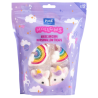 op. 12 szt. Tęczowe Jednorożce - duże kolorowe pianki Marshmallow do dekoracji tortów i babeczek