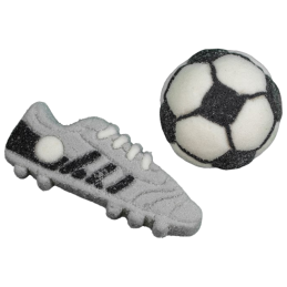 op. 12 szt. Piłka Nożna - duże kolorowe pianki Marshmallow do dekoracji tortów i babeczek