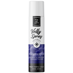 op. 250 ml Fioletowy zamsz spożywczy w sprayu - strukturalny barwnik do dekoracji cukierniczych - Barima Artisanal