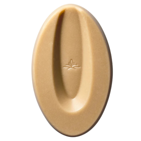 op. 1 kg Blond Dulcey 35% Valrhona - kremowa biała czekolada z nutami biszkoptów i karmelu - kaletki w ciepłym kolorze blond
