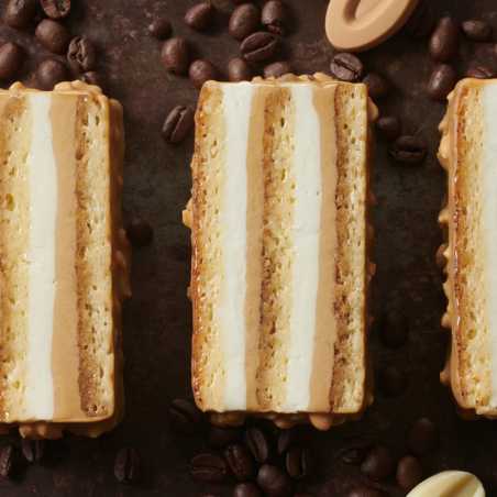 op. 1 kg Blond Dulcey 35% Valrhona - kremowa biała czekolada z nutami biszkoptów i karmelu - kaletki w ciepłym kolorze blond