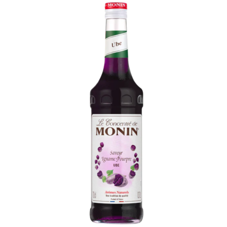 op. 0.7 l Syrop o smaku pochrzynu fioletowego - Ube Le Concentré de Monin - szklana butelka