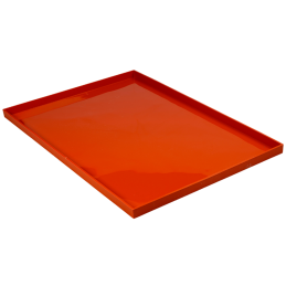 dł. 480 x szer. 280 x wys. 20 mm - forma silikonowa z rantem do wypieku rolady biszkoptowej - TAPIS ROULADE 08 GN 1/1 Silikomart