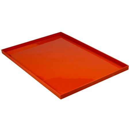 dł. 480 x szer. 280 x wys. 20 mm - forma silikonowa z rantem do wypieku rolady biszkoptowej - TAPIS ROULADE 08 GN 1/1 Silikomart