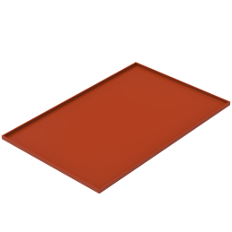 dł. 560 x szer. 360 x wys. 10 mm - forma silikonowa z rantem do wypieku rolady biszkoptowej - TAPIS ROULADE 09 Silikomart