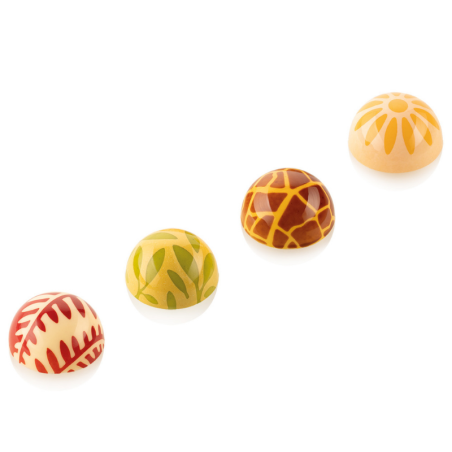 Choco Stamp D Natura - Silikomart - egzotyczne stemple silikonowe do dekorowania pralin