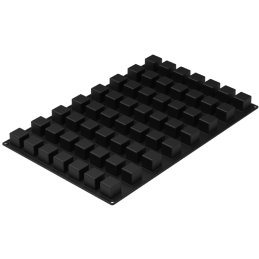 SQ100 Cubo Silikomart - cukiernicza forma silikonowa - kostki - dł. 35 x wys. 35 mm / poj. 40 ml x 56 porcji