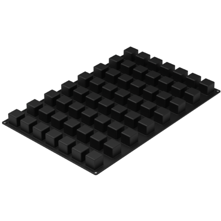 SQ100 Cubo Silikomart - cukiernicza forma silikonowa - kostki - dł. 35 x wys. 35 mm / poj. 40 ml x 56 porcji