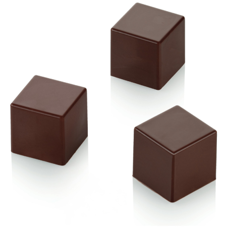 SQ100 Cubo Silikomart - cukiernicza forma silikonowa - kostki - dł. 35 x wys. 35 mm / poj. 40 ml x 56 porcji