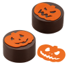 Dyniowe lampiony - forma silikonowa do dekoracji na Halloween - dł. 60 x szer. 50 x wys. 2 mm / poj. 2.8 ml x 6 dekoracji