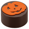 Dyniowe lampiony - forma silikonowa do dekoracji na Halloween - dł. 60 x szer. 50 x wys. 2 mm / poj. 2.8 ml x 6 dekoracji