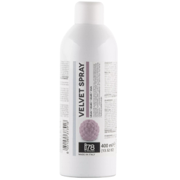 op. 400 ml Liliowy zamsz spożywczy w sprayu - strukturalny barwnik cukierniczy - Velvet Spray Silikomart