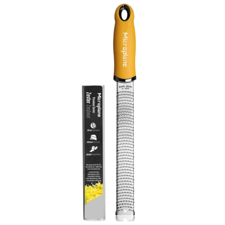 Musztardowa tarka ręczna - Premium Zester Classic Series Microplane - mustard yellow nr. kat. 46623
