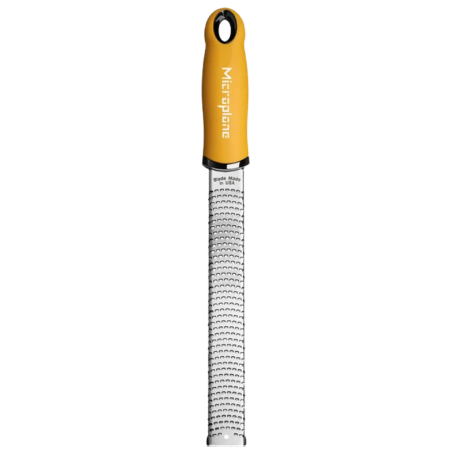 Musztardowa tarka ręczna - Premium Zester Classic Series Microplane - mustard yellow nr. kat. 46623