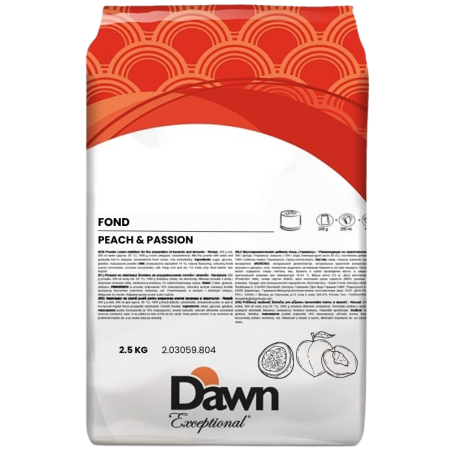 op. 2.5 kg Brzoskwinia i marakuja stabilizator do świeżej śmietany - Fond Peach Passion Dawn Exceptional - nr. kat. 2.03059.804