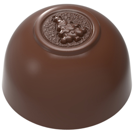 CW12202 Christmas - forma z poliwęglanu do pralin - śr. 30 x wys. 19 mm / poj. 12 g x 21 pralin - Chocolate World