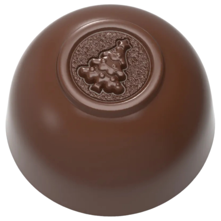 CW12202 Christmas - forma z poliwęglanu do pralin - śr. 30 x wys. 19 mm / poj. 12 g x 21 pralin - Chocolate World