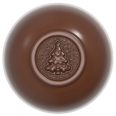CW12202 Christmas - forma z poliwęglanu do pralin - śr. 30 x wys. 19 mm / poj. 12 g x 21 pralin - Chocolate World