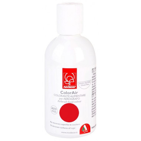 190 ml INTENSYWNY CZERWONY barwnik w płynie do Aerografu VIVY Air Super Red 23998 Modecor