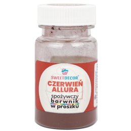 op. 8 g Czerwień allura (E129) barwnik spożywczy w proszku - Sweet Decor - do barwienia lukru królewskiego