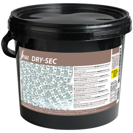 op. 2.4 kg (20 x 120 g) DRY SEC - saszetki ze środkiem pochłaniającym wilgoć - do przechowywania sypkich produktów spożywczych