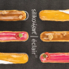 AIR MAT ECLAIR Silikomart - dwustronna mata perforowana do wypieku małych i dużych eklerów - dł. 583 x szer. 384 mm