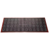 AIR MAT ECLAIR Silikomart - dwustronna mata perforowana do wypieku małych i dużych eklerów - dł. 583 x szer. 384 mm