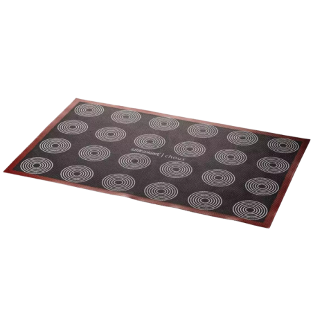 AIR MAT CHOUX Silikomart - dwustronna mata perforowana do wypieku małych i dużych ptysiów - dł. 583 x szer. 384 mm